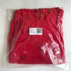 H&M Velvet Red Hoodie size XS